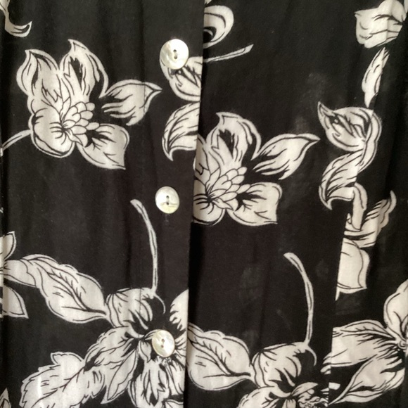 VTG BFA Classics M-12 Women’s Black White Dress Spring Summer Dress 100% Ra… - Picture 9 of 16